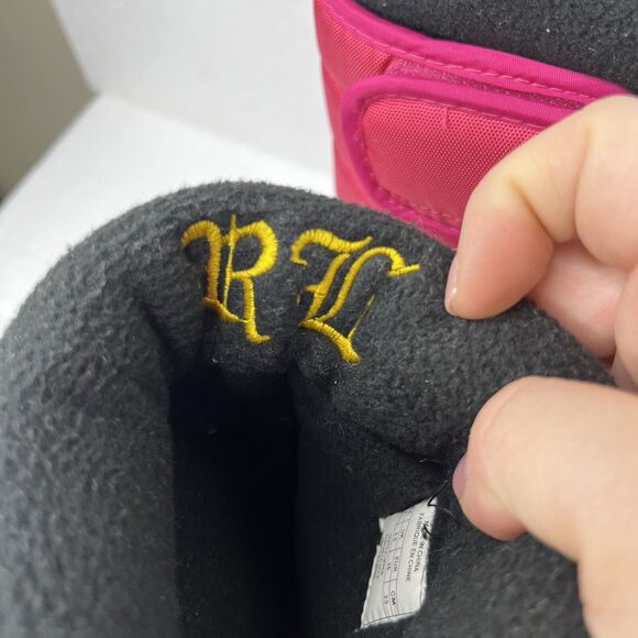 POLO RALPH LAUREN VANCOUVER BIG PONY EZ SNOW BOOTS RASPBERRY/BLACK KIDS SIZE 4❄️ - Picture 11 of 13